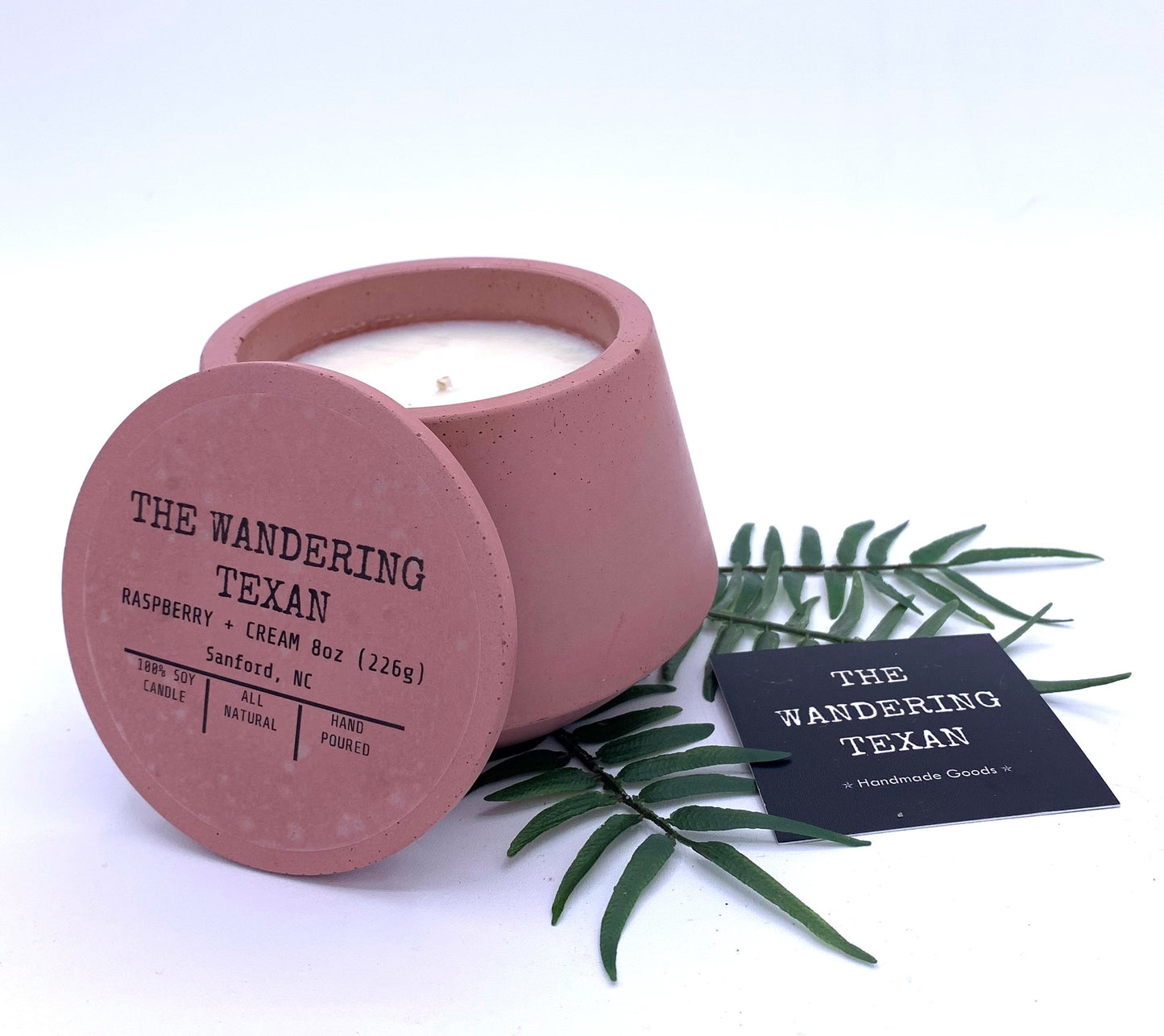 Raspberry + Cream | Harper Collection | Soy Candle