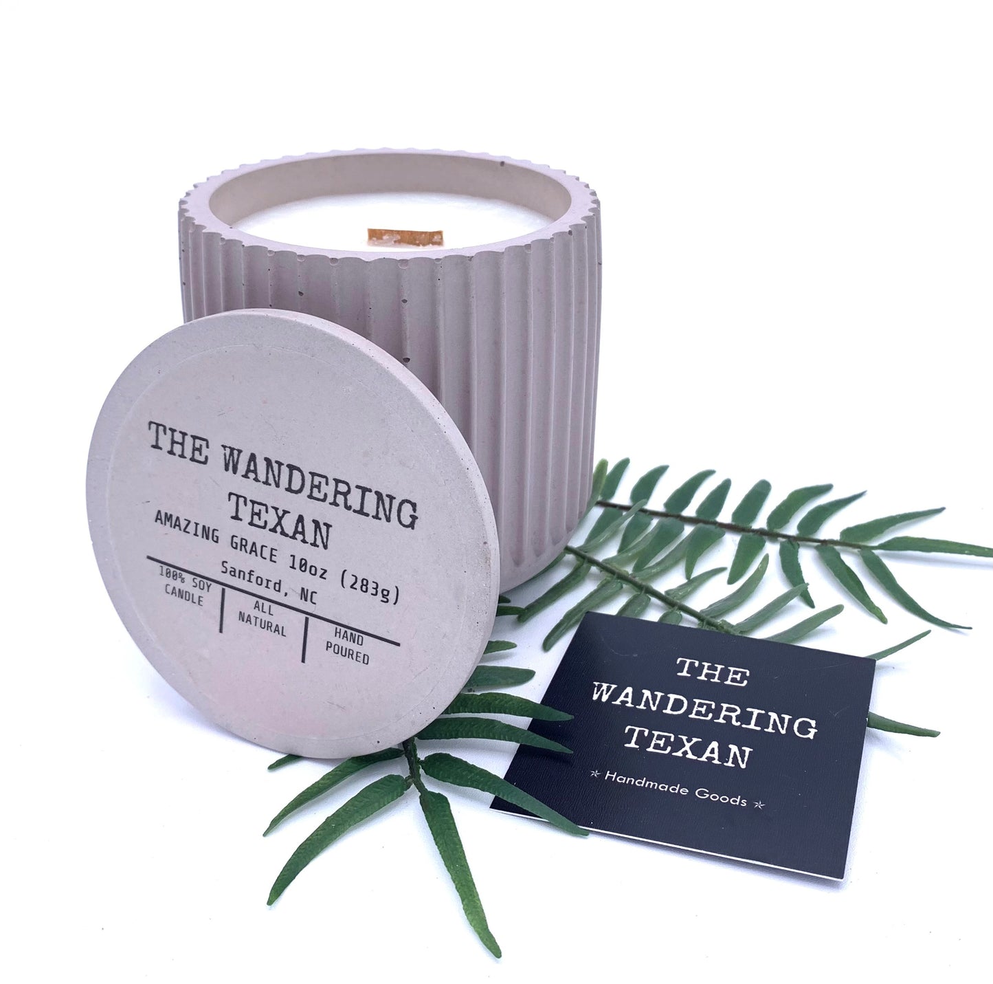 Amazing Grace | Ridged Collection | Soy Candle