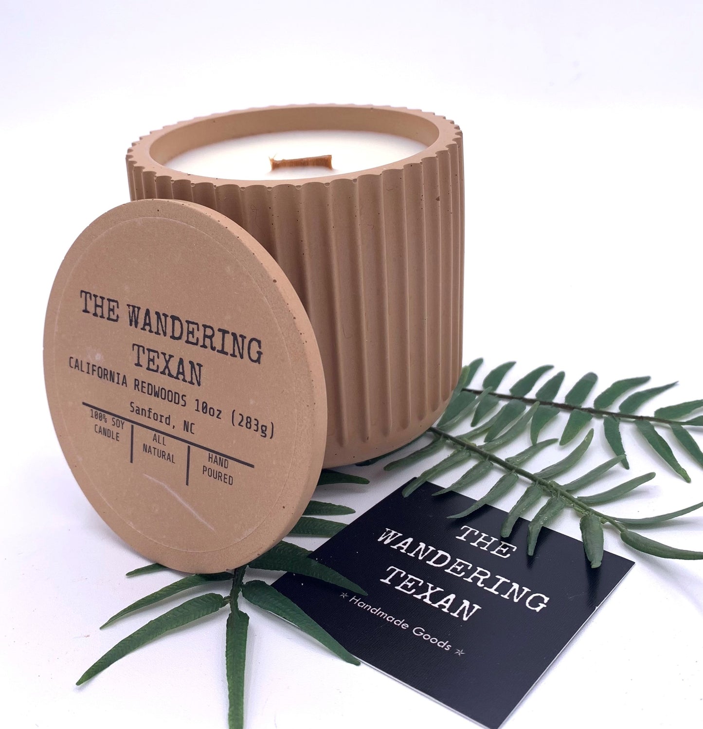 California Redwoods | Ridged Collection | Soy Candle