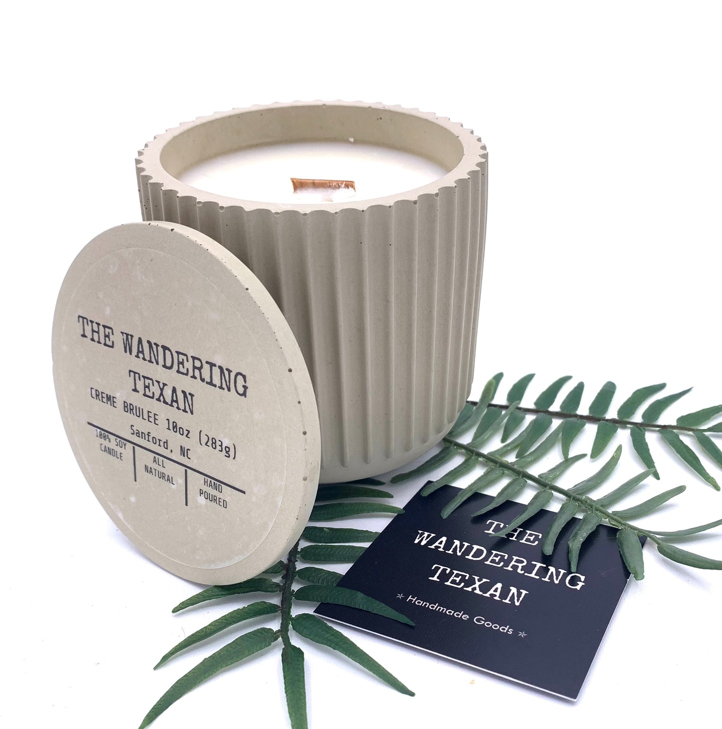 Crème Brulée | Ridged Collection | Soy Candle