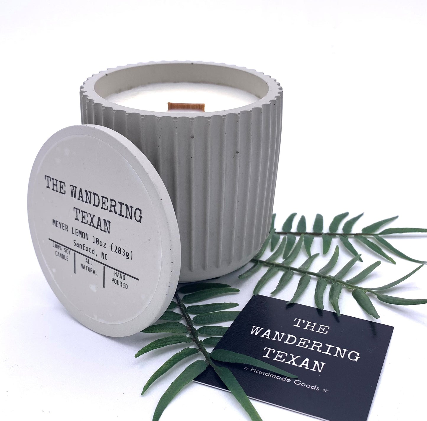 Meyer Lemon | Ridged Collection | Soy Candle