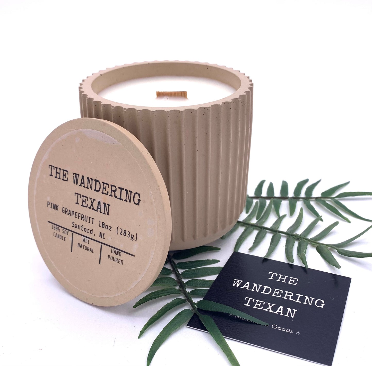 Pink Grapefruit | Ridged Collection | Soy Candle