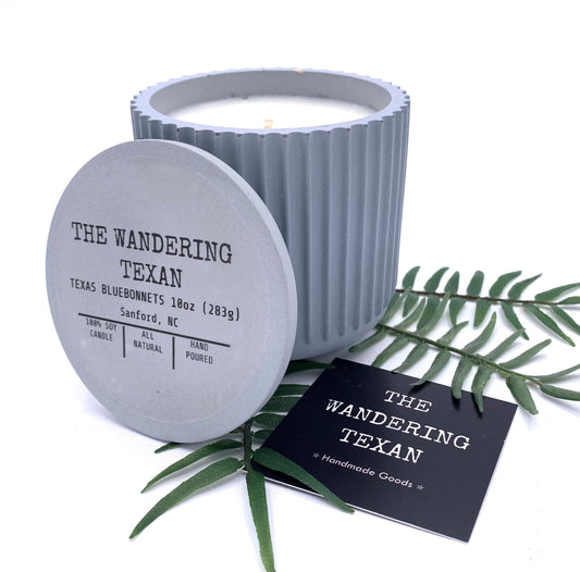 Texas Bluebonnets | Ridged Collection | Soy Candle