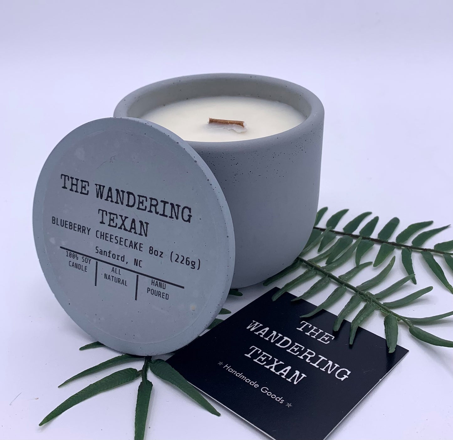 Blueberry Cheesecake | Ridged Collection | Soy Candle